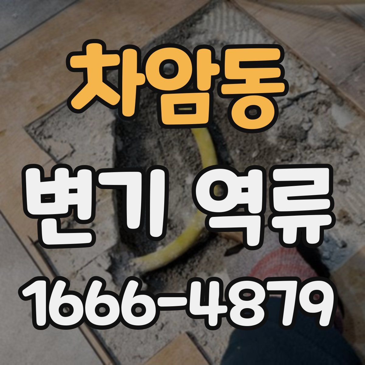 차암동 변기 역류