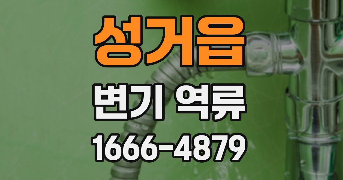 성거읍 변기 역류