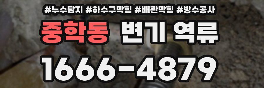 중학동 변기 역류