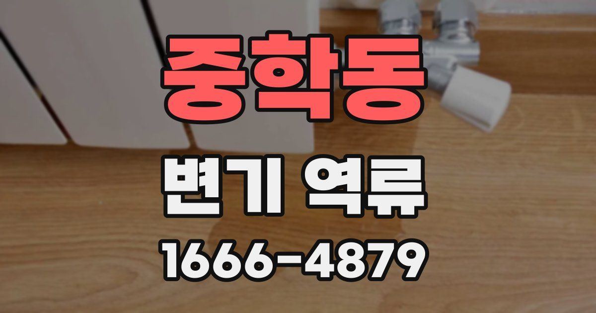 중학동 변기 역류