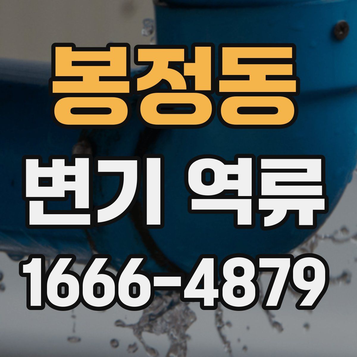 봉정동 변기 역류