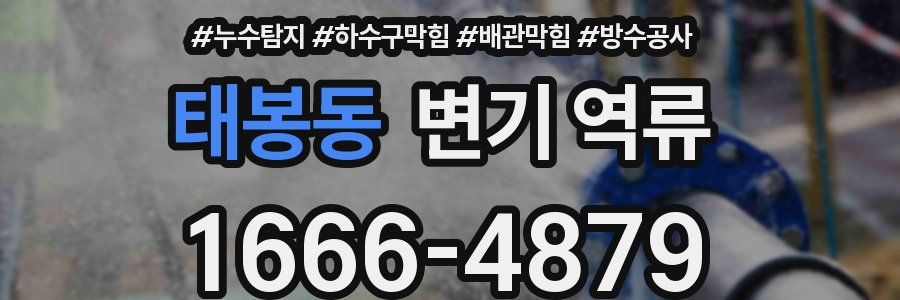 태봉동 변기 역류