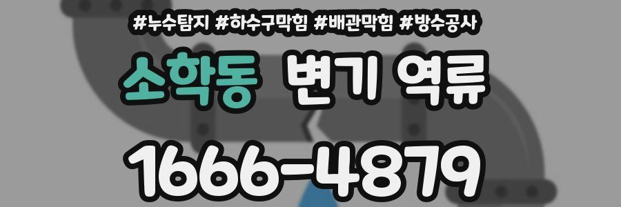 소학동 변기 역류