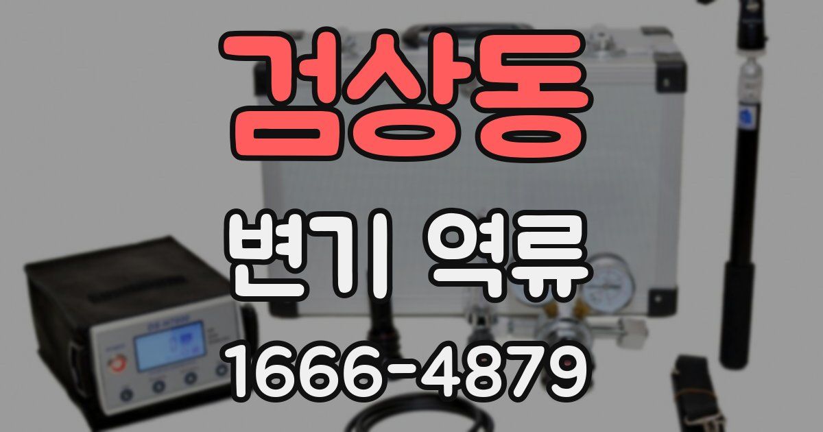 검상동 변기 역류