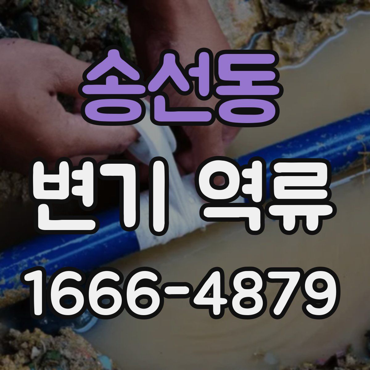 송선동 변기 역류