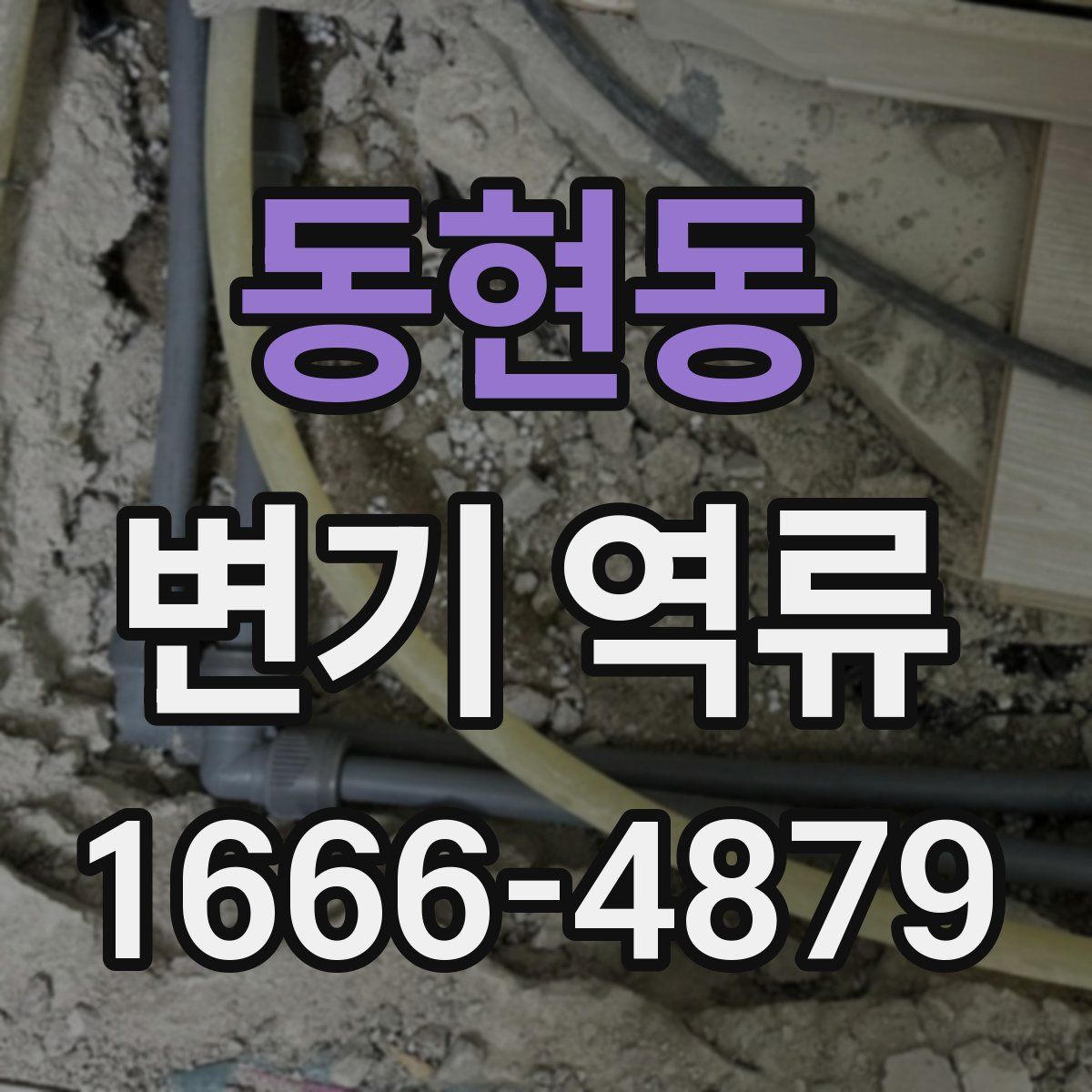 동현동 변기 역류
