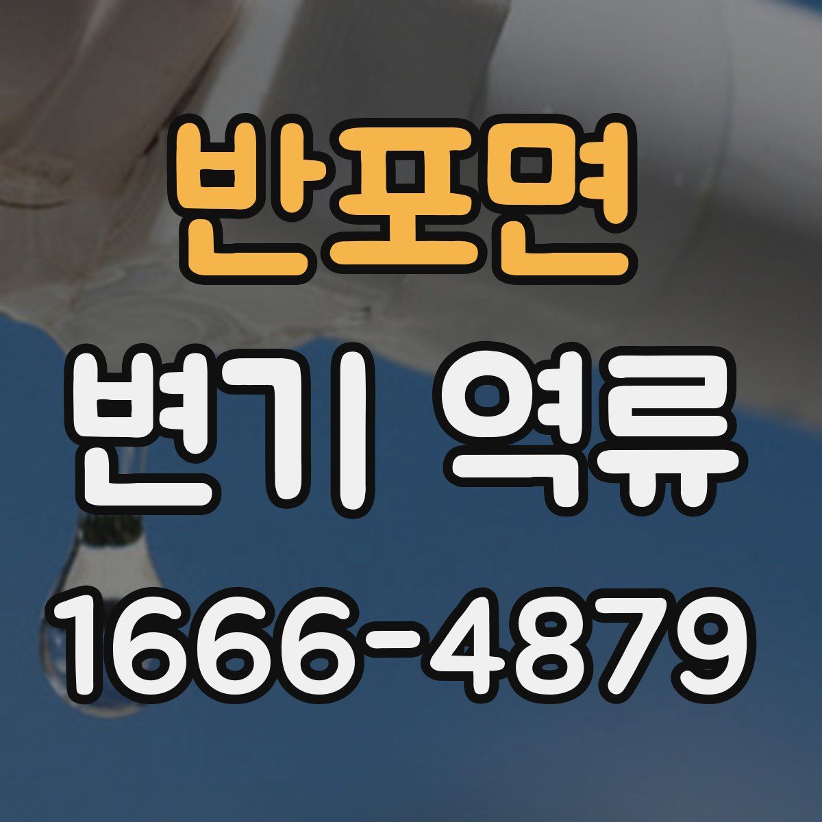 반포면 변기 역류