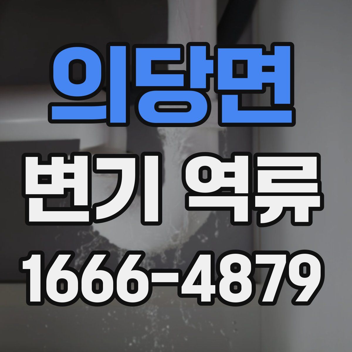 의당면 변기 역류