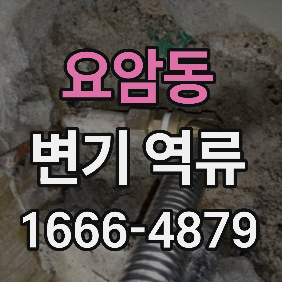 요암동 변기 역류