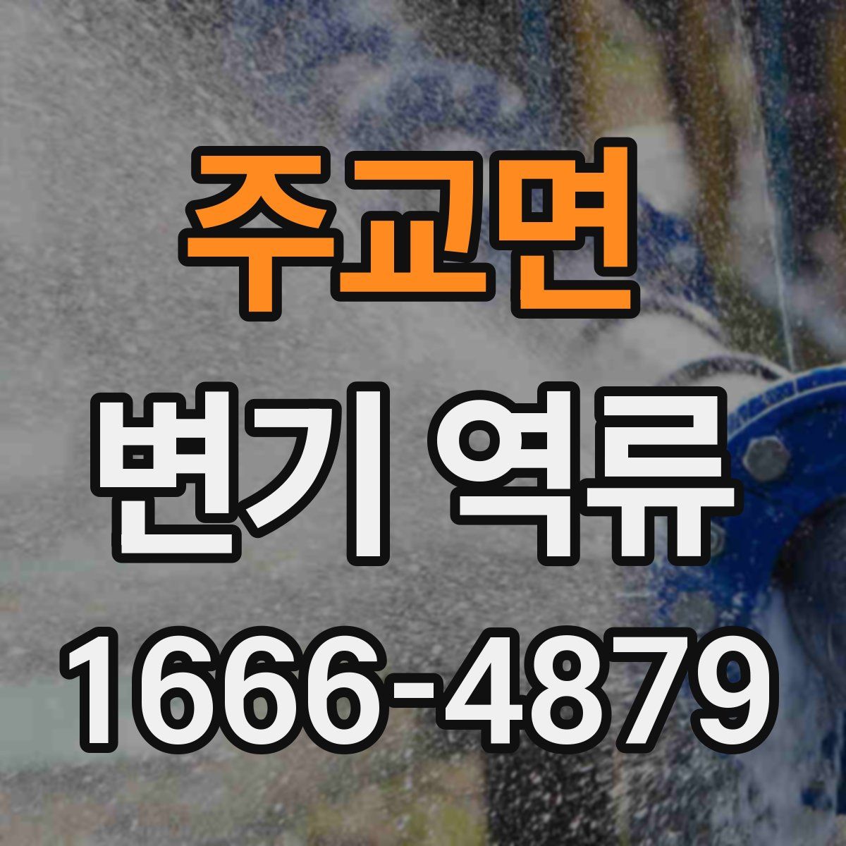 주교면 변기 역류