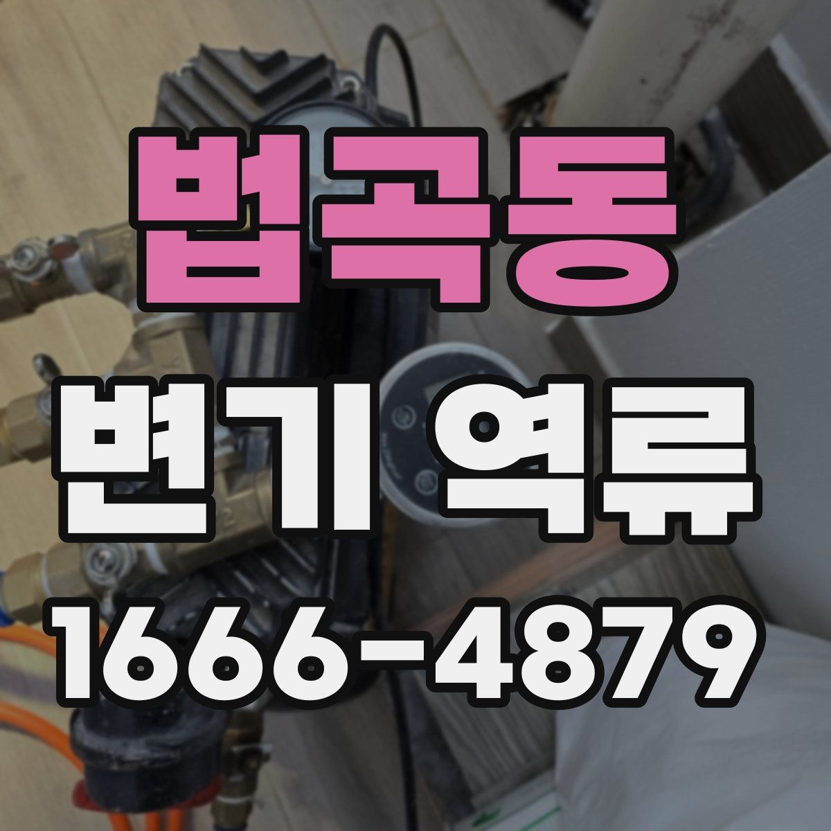 법곡동 변기 역류