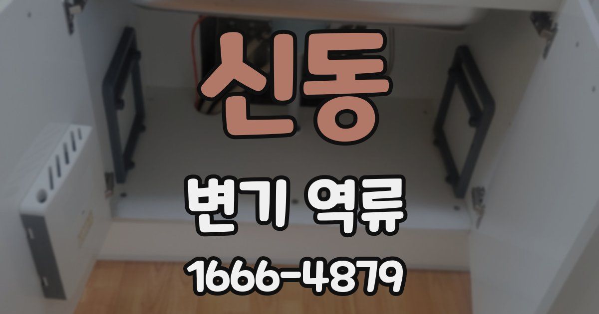 신동 변기 역류