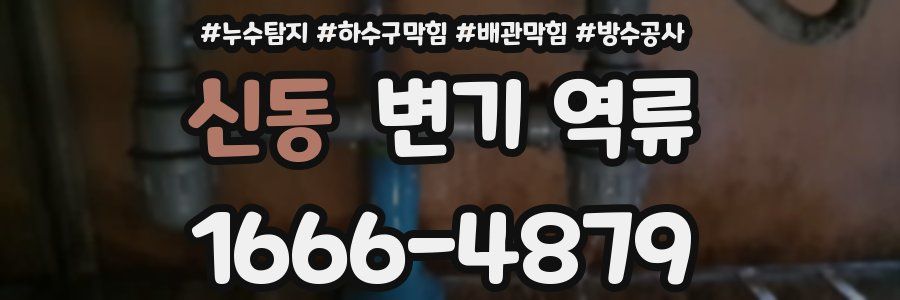 신동 변기 역류