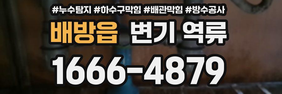 배방읍 변기 역류