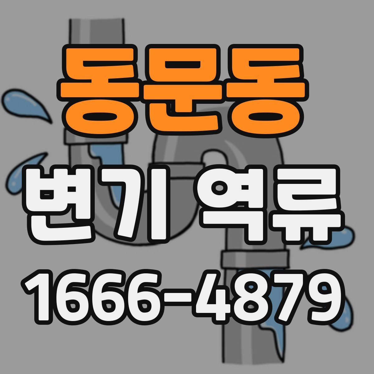 동문동 변기 역류
