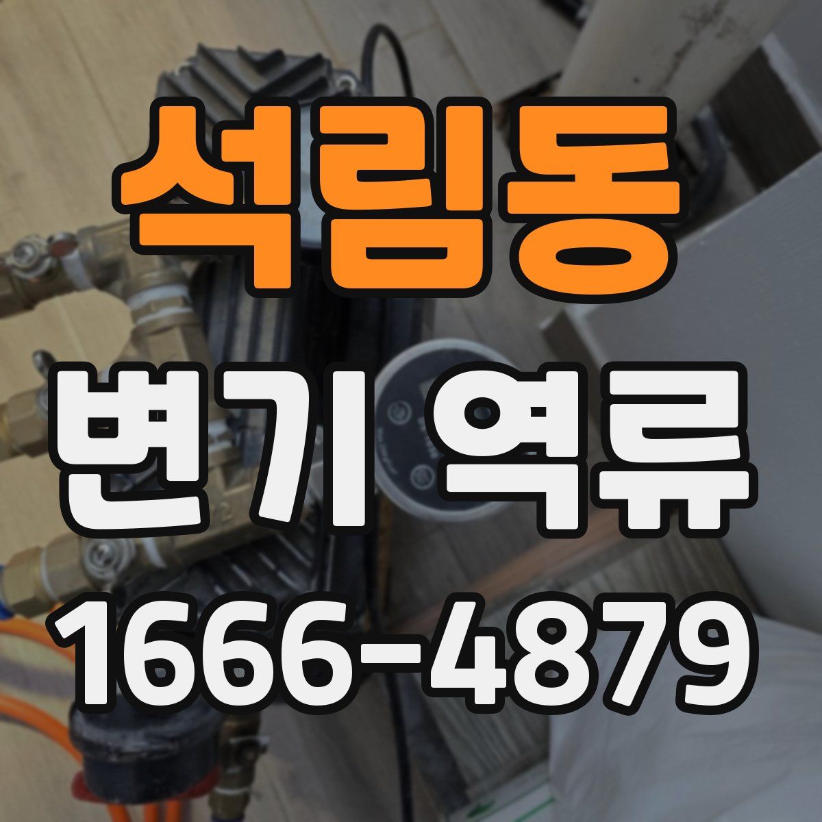 석림동 변기 역류