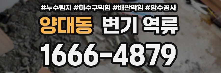 양대동 변기 역류