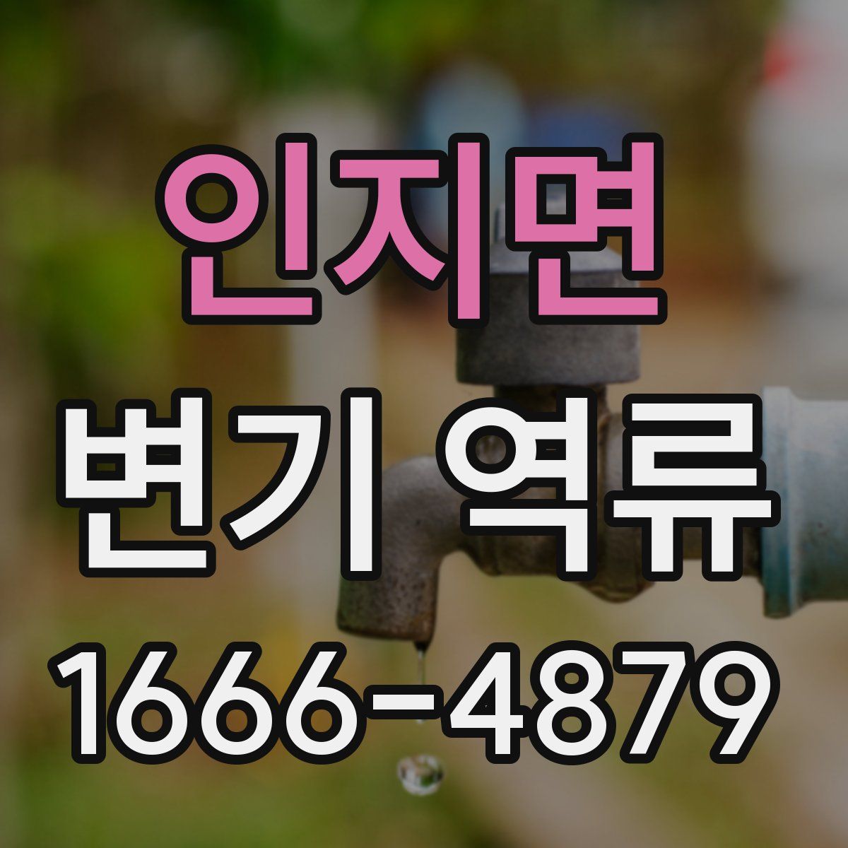 인지면 변기 역류