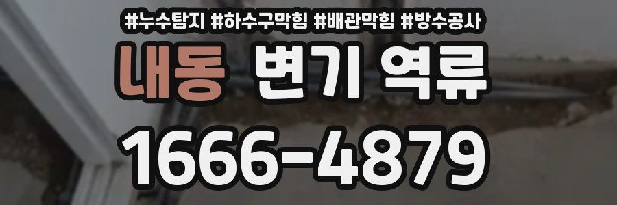 내동 변기 역류