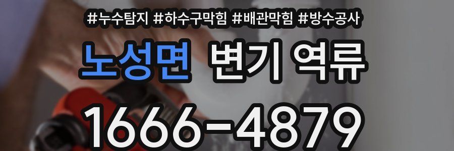 노성면 변기 역류