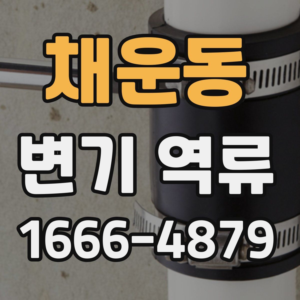 채운동 변기 역류