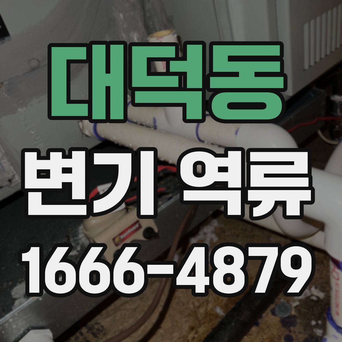 대덕동 변기 역류