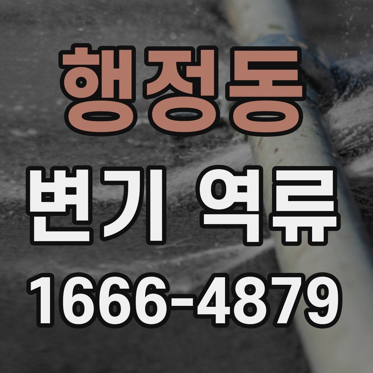 행정동 변기 역류 해결 전 알아둘 기본 사항