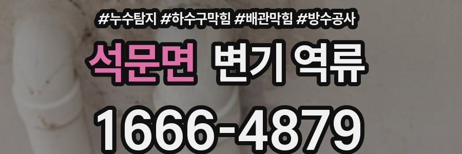 석문면 변기 역류