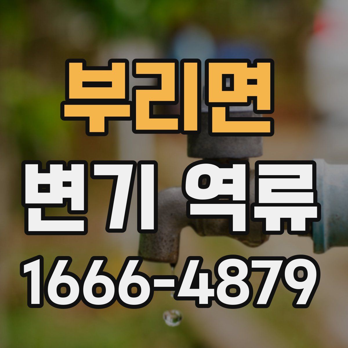 부리면 변기 역류