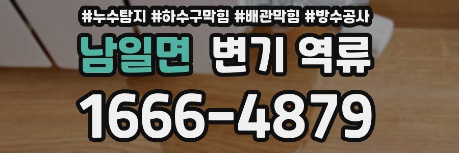 남일면 변기 역류