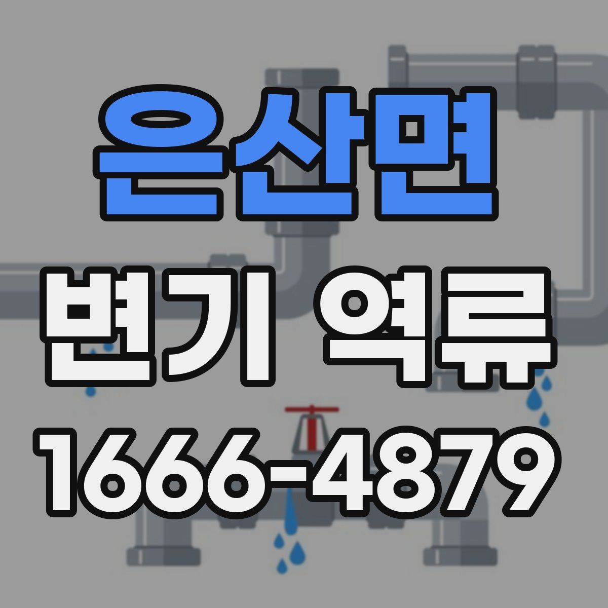 은산면 변기 역류