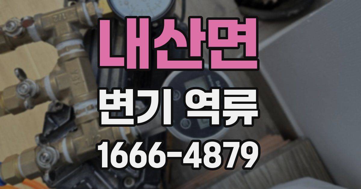 내산면 변기 역류