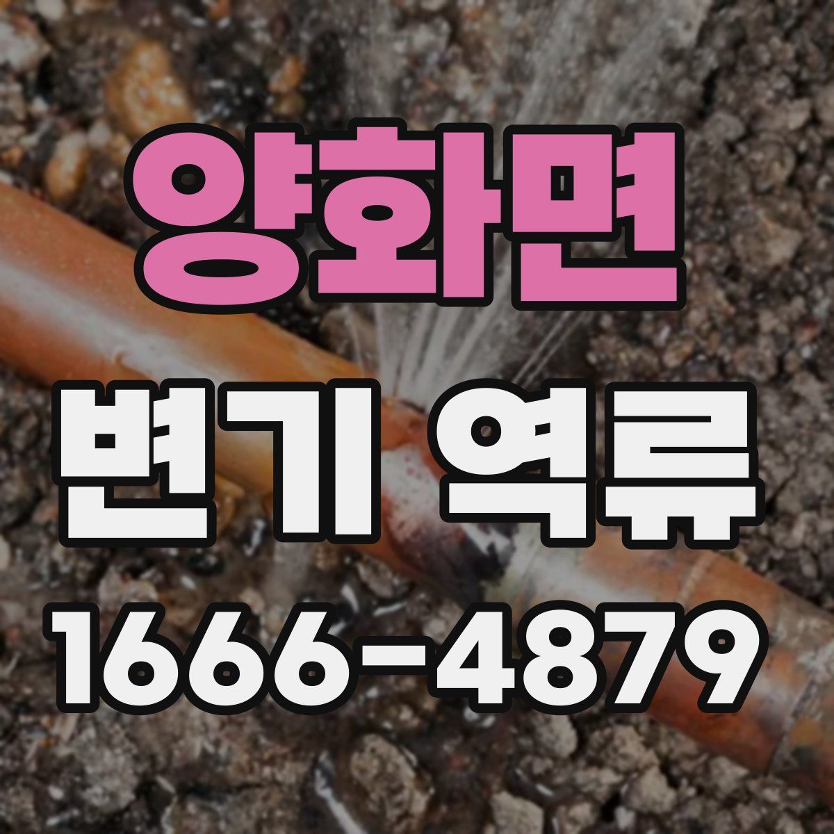 양화면 변기 역류