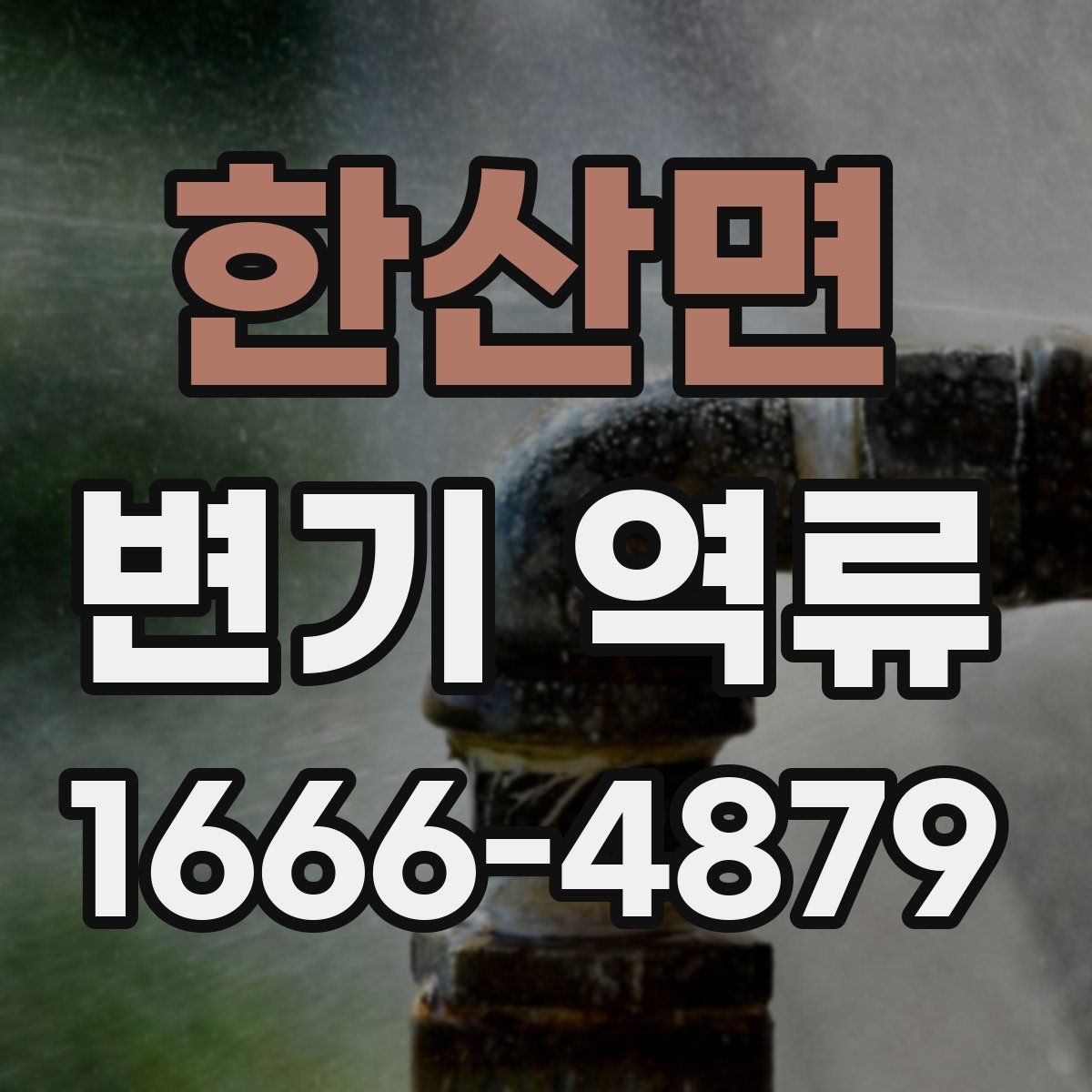 한산면 변기 역류