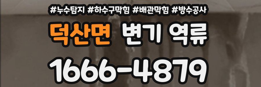 덕산면 변기 역류