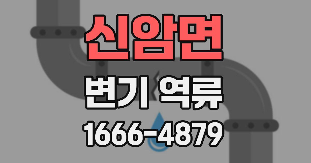 신암면 변기 역류