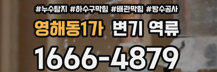 영해동1가 변기 역류