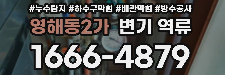 영해동2가 변기 역류