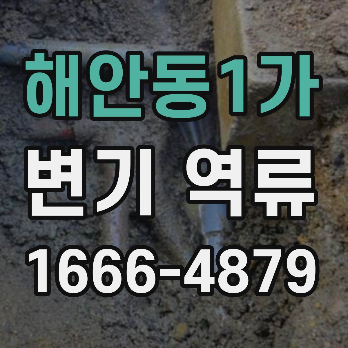 해안동1가 변기 역류