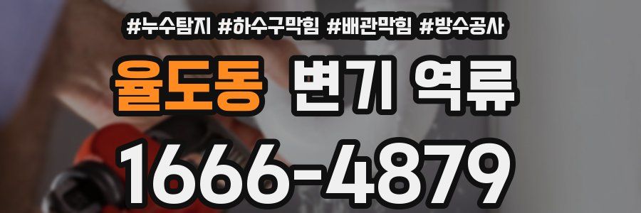 율도동 변기 역류
