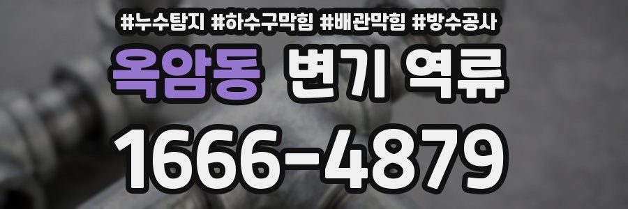 옥암동 변기 역류