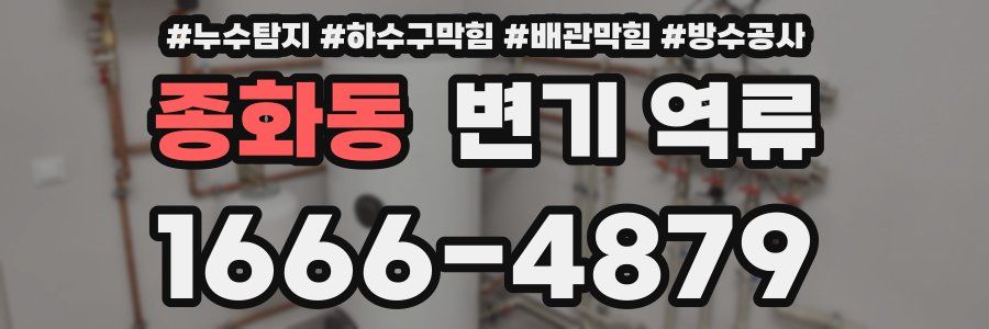종화동 변기 역류