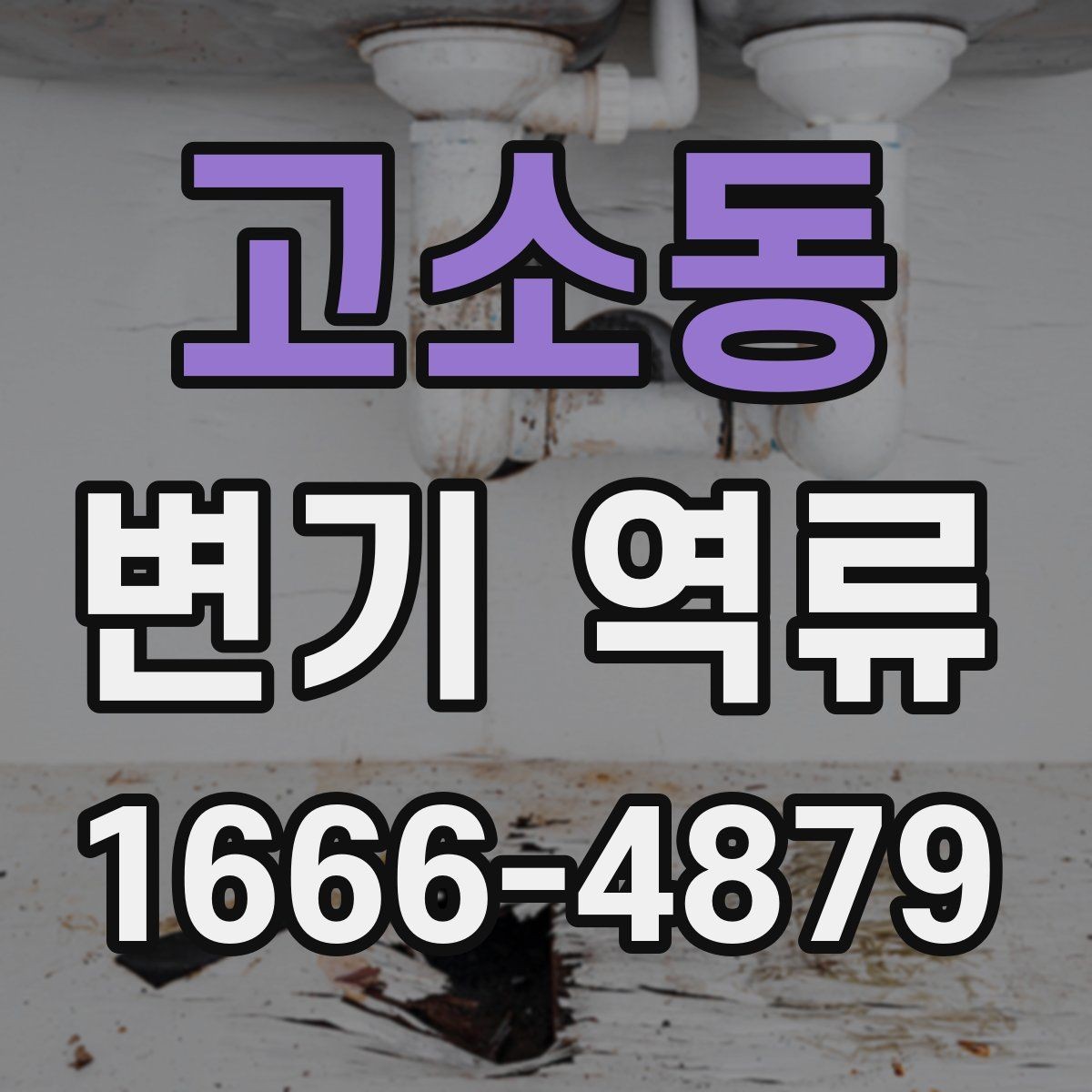 고소동 변기 역류 원인을 찾는 간단한 순서