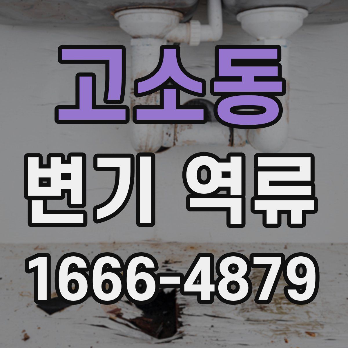 고소동 변기 역류