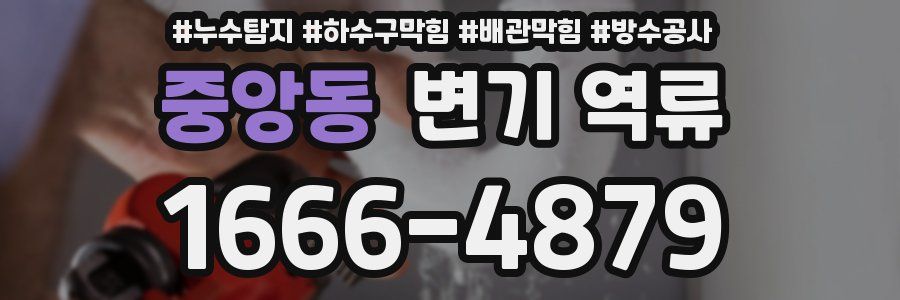 중앙동 변기 역류