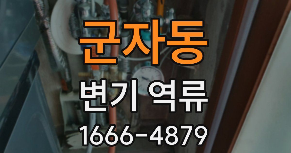 군자동 변기 역류