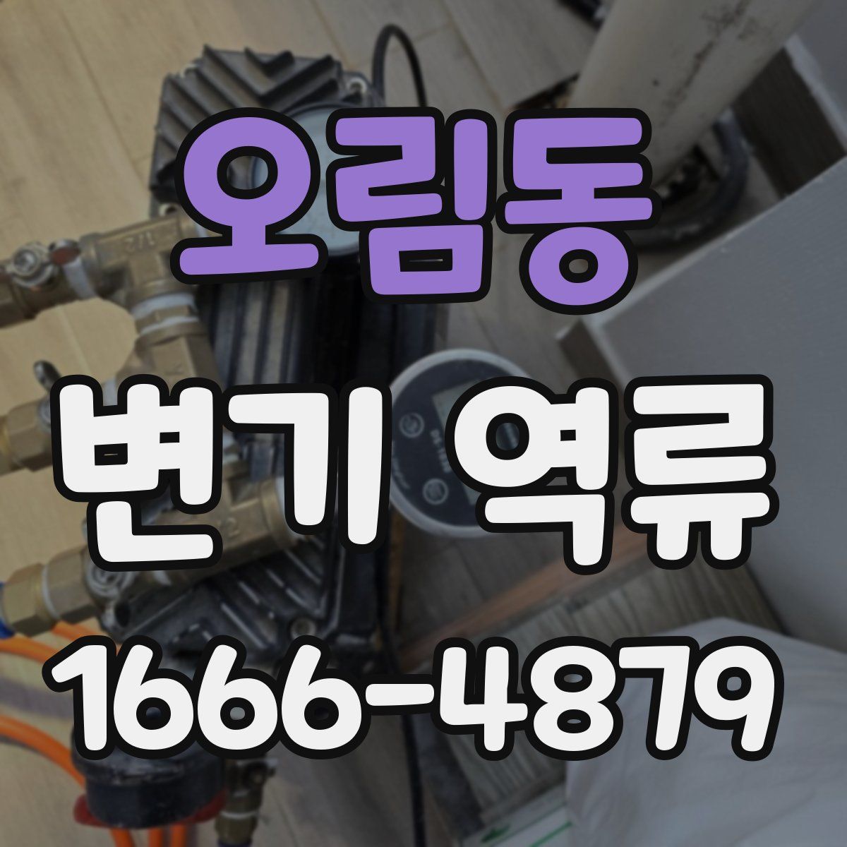 오림동 변기 역류