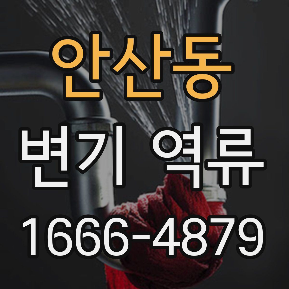 안산동 변기 역류