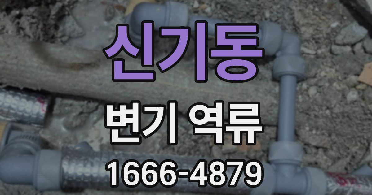신기동 변기 역류
