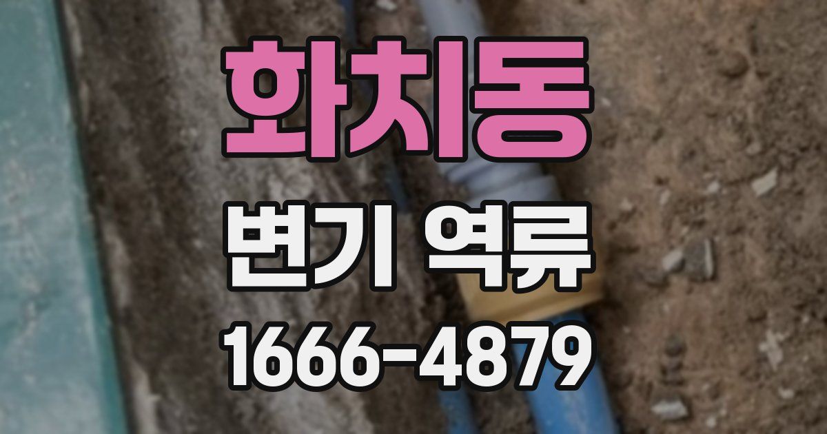 화치동 변기 역류